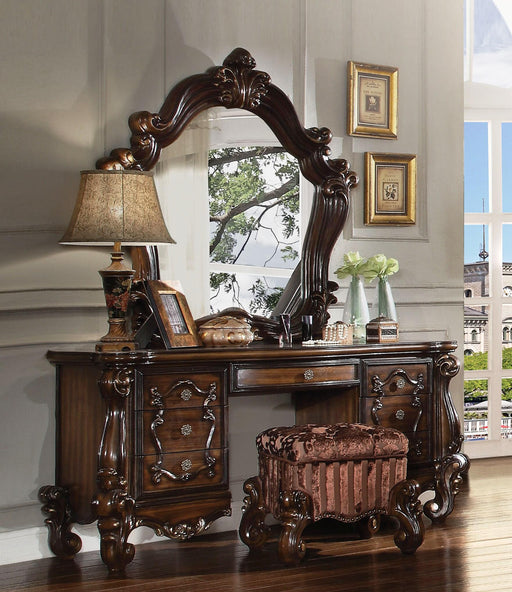 Versailles Cherry Oak Vanity Desk - Royal Furniture & Gifts (MI) - Multi Location
