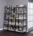 Wendral Natural & Black Bookshelf (5-Tier, 23"L) - Royal Furniture & Gifts (MI) - Multi Location
