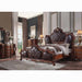 Picardy PU & Cherry Oak Eastern King Bed - Royal Furniture & Gifts (MI) - Multi Location