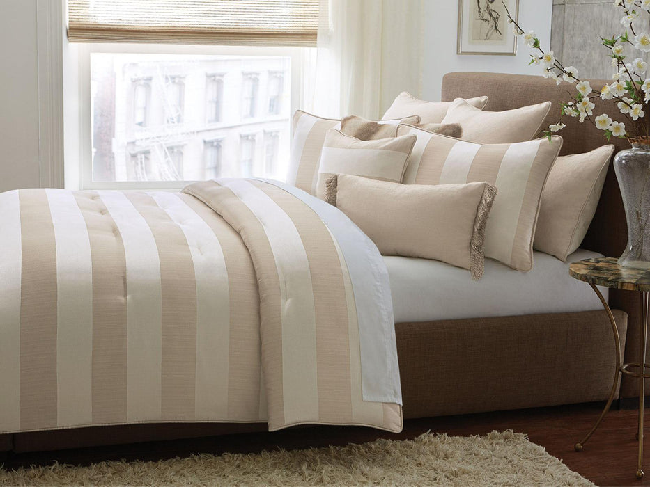 Amalfi 10-pc King Comforter Set in Sand - Royal Furniture & Gifts (MI) - Multi Location