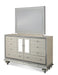 Hollywood Swank Upholstered Dresser in Crystal Croc - Royal Furniture & Gifts (MI) - Multi Location