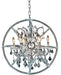Lighting Pena 6 Light Chandelier in Clear and Chrome - Royal Furniture & Gifts (MI) - Multi Location
