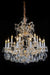 Lighting San Carlo 25 Light Chandelier in Clear and Gold - Royal Furniture & Gifts (MI) - Multi Location