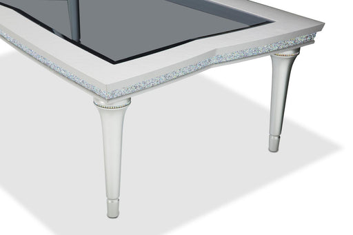 Melrose Plaza Rectangular Cocktail Table in Dove - Royal Furniture & Gifts (MI) - Multi Location