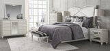 Melrose Plaza Vanity Bench in Dove - Royal Furniture & Gifts (MI) - Multi Location