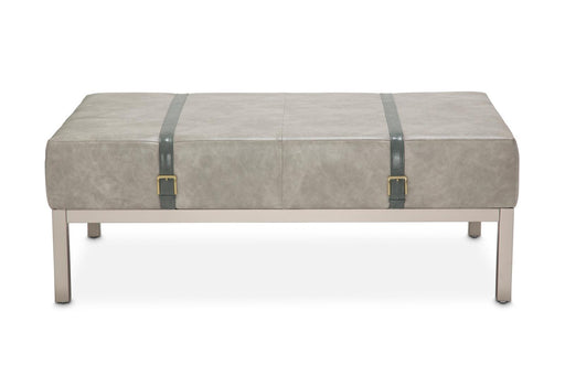 Menlo Station Rectangular Cocktail Ottoman in DoveGray - Royal Furniture & Gifts (MI) - Multi Location