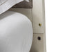 Menlo Station Queen Panel Bed w/ Fabric Insert in Eucalyptus - Royal Furniture & Gifts (MI) - Multi Location