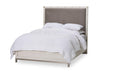 Menlo Station King Panel Bed w/ Fabric Insert in Eucalyptus - Royal Furniture & Gifts (MI) - Multi Location