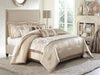 Palermo 10-pc King Comforter Set in Sand - Royal Furniture & Gifts (MI) - Multi Location