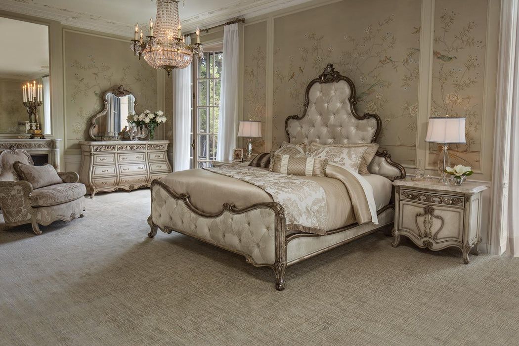 Platine de Royale Queen Panel Bed in Antique Platinum 09000QNPL3-101 - Royal Furniture & Gifts (MI) - Multi Location