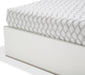 State St Queen Upholstered Panel Bed in Glossy White - Royal Furniture & Gifts (MI) - Multi Location