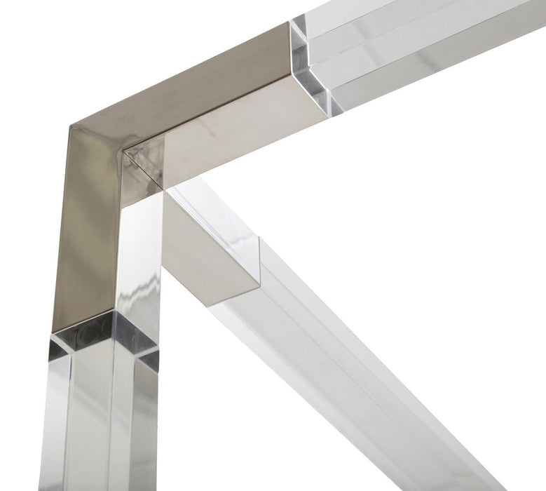 State St Queen Metal Canopy Bed in Glossy White - Royal Furniture & Gifts (MI) - Multi Location