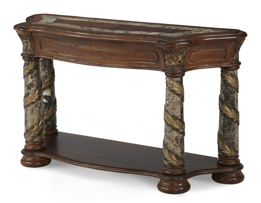Villa Valencia Sofa Table in Classic Chestnut 72203-55 - Royal Furniture & Gifts (MI) - Multi Location