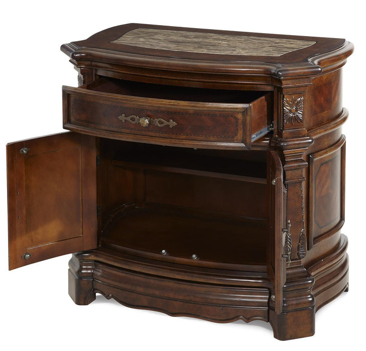 Windsor Court Nightstand in Vintage Fruitwood - Royal Furniture & Gifts (MI) - Multi Location