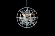Lighting Pena 6 Light Chandelier in Clear and Chrome - Royal Furniture & Gifts (MI) - Multi Location