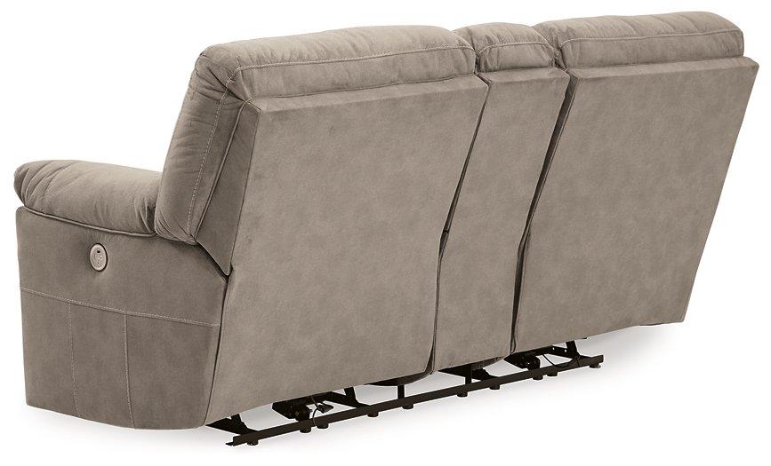 Cavalcade Power Reclining Loveseat with Console - Royal Furniture & Gifts (MI) - Multi Location