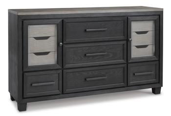 Foyland Dresser and Mirror - Royal Furniture & Gifts (MI) - Multi Location