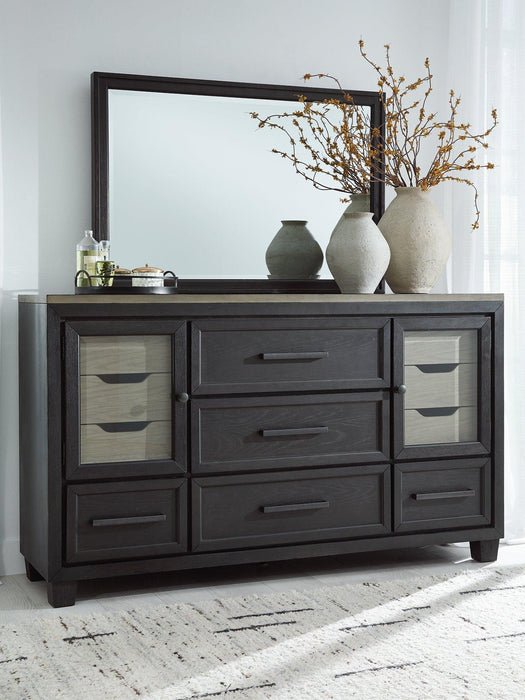 Foyland Dresser and Mirror - Royal Furniture & Gifts (MI) - Multi Location
