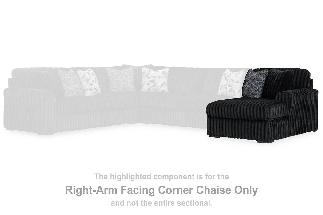 Midnight-Madness Sectional with Chaise - Royal Furniture & Gifts (MI) - Multi Location