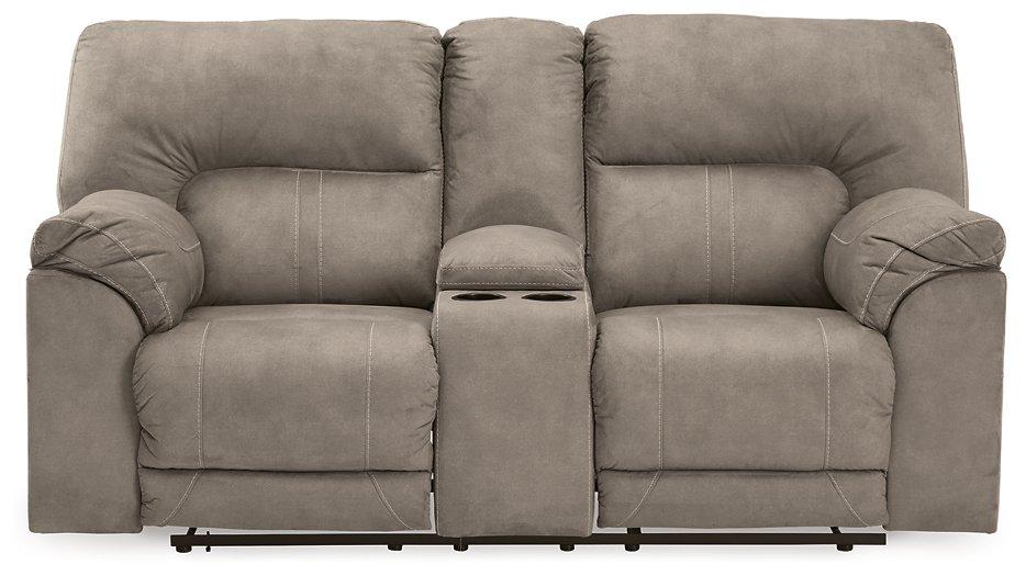 Cavalcade Power Reclining Loveseat with Console - Royal Furniture & Gifts (MI) - Multi Location