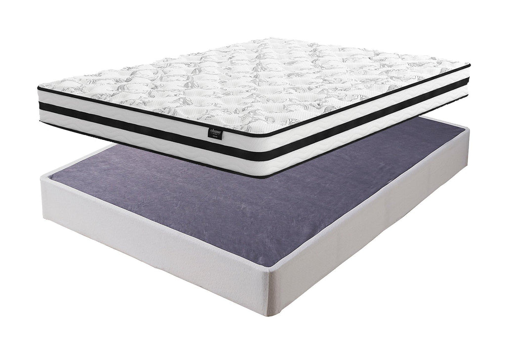 8 Inch Chime Innerspring Mattress Set - Royal Furniture & Gifts (MI) - Multi Location