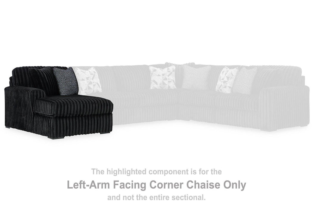 Midnight-Madness Sectional with Chaise - Royal Furniture & Gifts (MI) - Multi Location