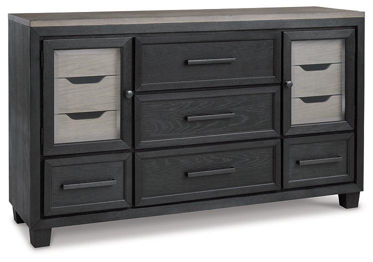 Foyland Dresser and Mirror - Royal Furniture & Gifts (MI) - Multi Location