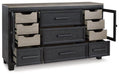 Foyland Dresser and Mirror - Royal Furniture & Gifts (MI) - Multi Location