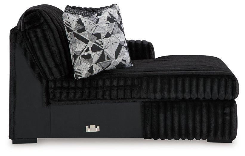 Midnight-Madness Sectional with Chaise - Royal Furniture & Gifts (MI) - Multi Location