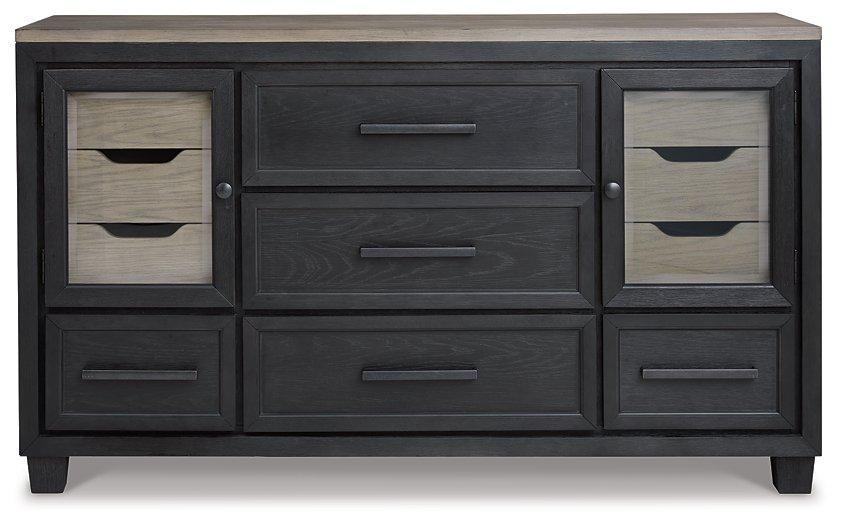 Foyland Dresser and Mirror - Royal Furniture & Gifts (MI) - Multi Location