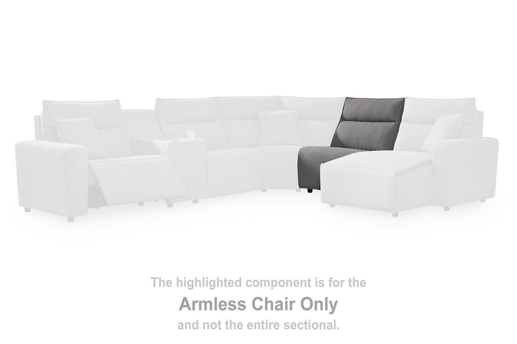 Modmax Reclining Sectional with Audio Console - Royal Furniture & Gifts (MI) - Multi Location