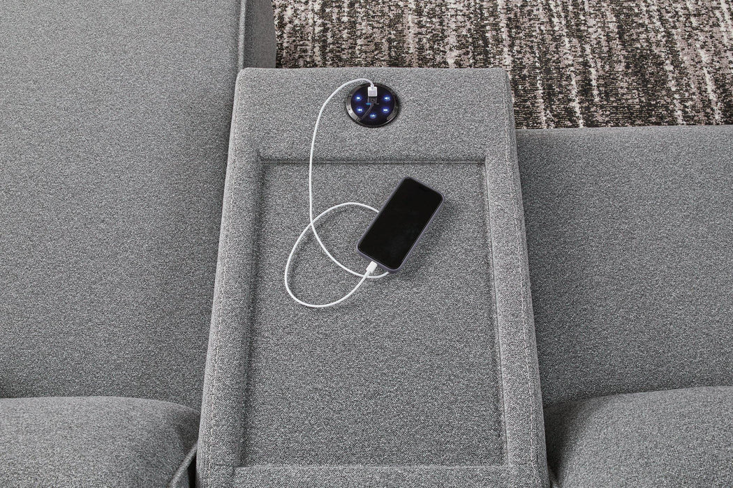 Modmax Power Reclining Sectional with Chaise - Royal Furniture & Gifts (MI) - Multi Location