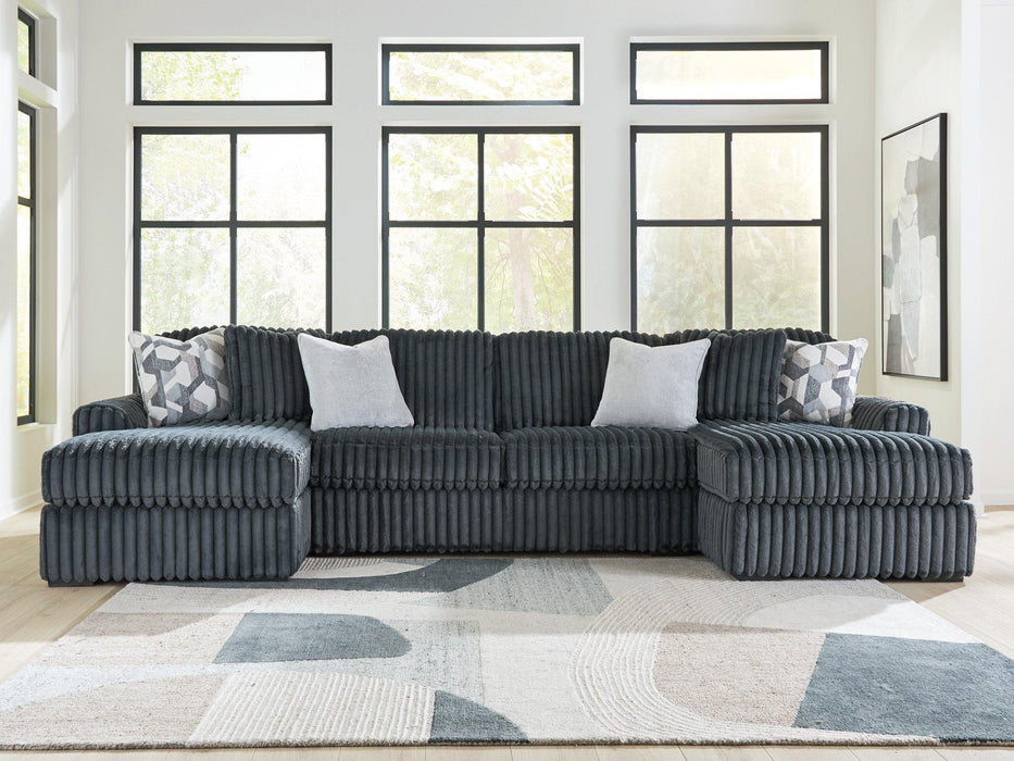 Midnight-Madness Sectional with Chaise - Royal Furniture & Gifts (MI) - Multi Location