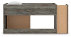Frandern Loft Bed with Bookcase Storage - Royal Furniture & Gifts (MI) - Multi Location