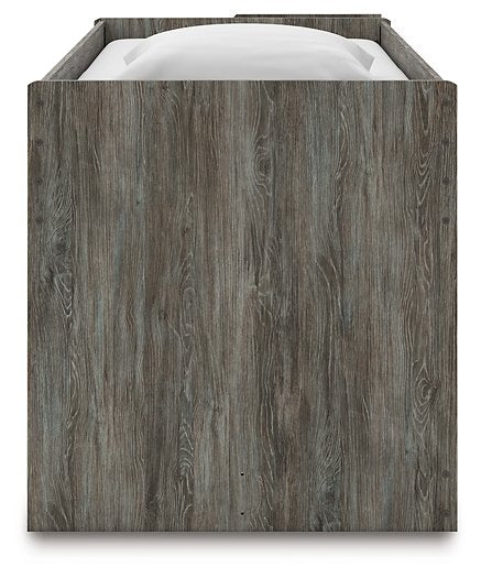 Frandern Loft Bed with Bookcase Storage - Royal Furniture & Gifts (MI) - Multi Location