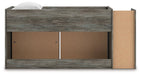 Frandern Loft Bed with Bookcase and Drawer Storage - Royal Furniture & Gifts (MI) - Multi Location