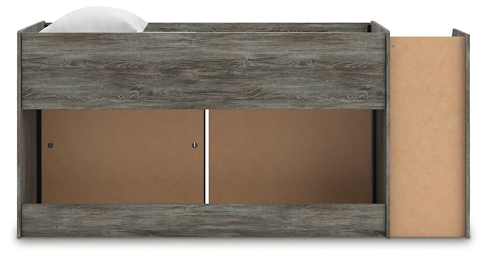 Frandern Loft Bed with Bookcase and Drawer Storage - Royal Furniture & Gifts (MI) - Multi Location