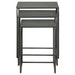 Imez 3-piece Rectangular Metal Nesting Table Grey - Royal Furniture & Gifts (MI) - Multi Location