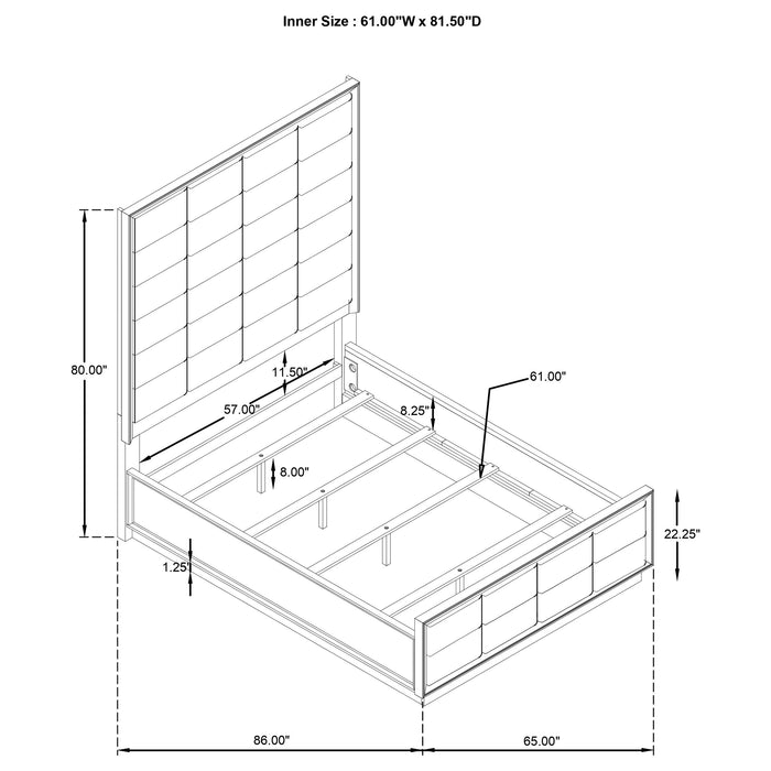 Durango 5 Pc Bedroom Set - Royal Furniture & Gifts (MI) - Multi Location