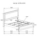 Caraway 4 Pc Bedroom Set - Royal Furniture & Gifts (MI) - Multi Location