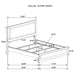 Caraway 4 Pc Bedroom Set - Royal Furniture & Gifts (MI) - Multi Location
