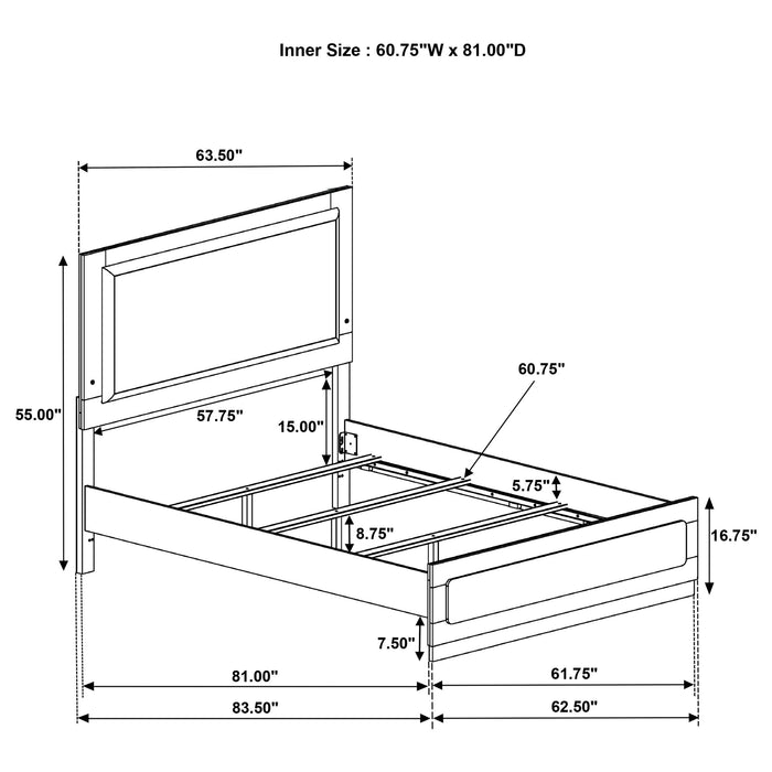 Caraway Queen Bed - Royal Furniture & Gifts (MI) - Multi Location