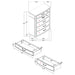 Celina 5 Pc Bedroom Set - Royal Furniture & Gifts (MI) - Multi Location