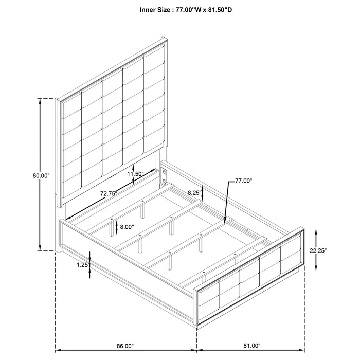 Durango 4 Pc Bedroom Set - Royal Furniture & Gifts (MI) - Multi Location