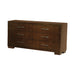 Jessica 6-drawer Dresser Cappuccino - Royal Furniture & Gifts (MI) - Multi Location