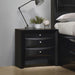 Briana Rectangular 2-drawer Nightstand Black - Royal Furniture & Gifts (MI) - Multi Location