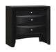 Briana Rectangular 2-drawer Nightstand Black - Royal Furniture & Gifts (MI) - Multi Location