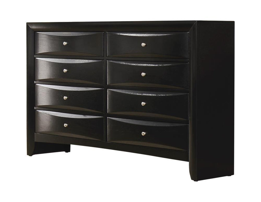 Briana Rectangular 8-drawer Dresser Black - Royal Furniture & Gifts (MI) - Multi Location
