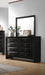 Briana Rectangle Dresser Mirror Black - Royal Furniture & Gifts (MI) - Multi Location