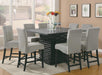 Stanton Upholstered Counter Height Chairs Grey and Black (Set of 2) - Royal Furniture & Gifts (MI) - Multi Location